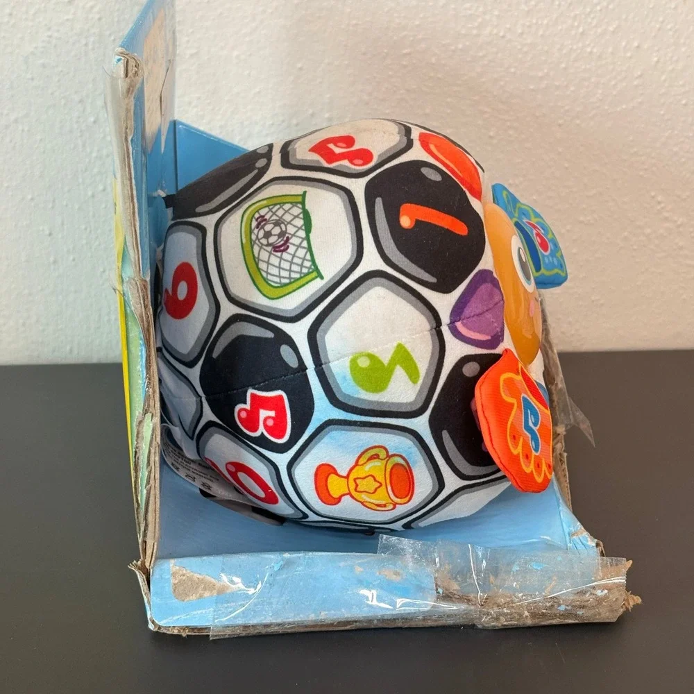 VTech Bright Lights Soccer Ball Kids OS Multicolor New Damaged Box Learning Toy